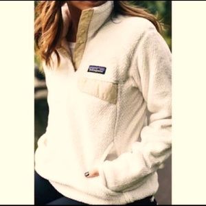 Patagonia cream Snap T pullover